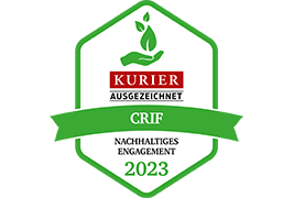 Crif Nachhaltigkeitssiegel Kurier2022